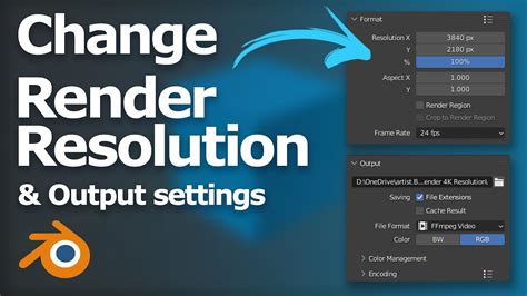 how to change resolution in blender|How to Change Render Resolution and Output Settings for Image。